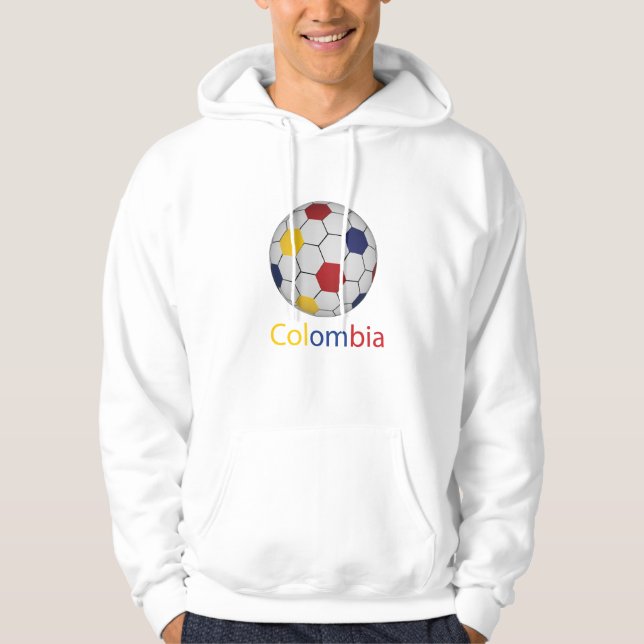 Veste À Capuche Football Colombien (Devant)