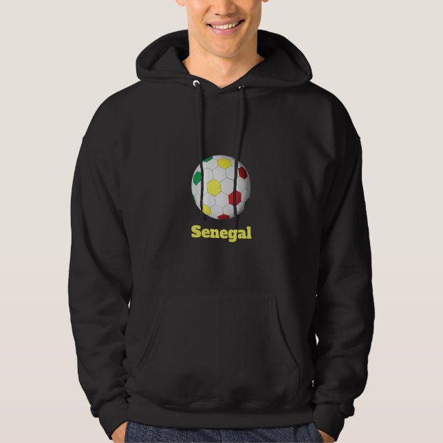 Veste À Capuche Football Sénégalais (Devant)