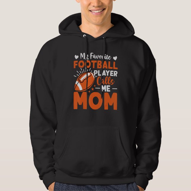 Veste À Capuche Football Tee Mom (Devant)