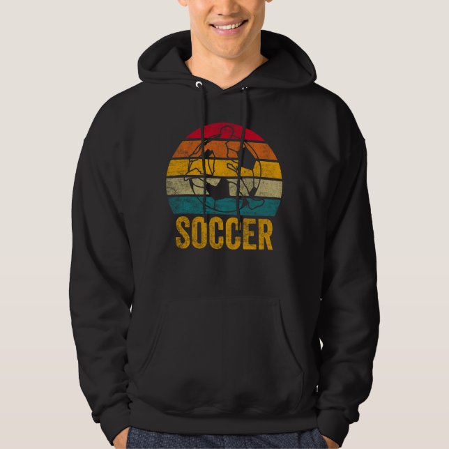 Veste À Capuche Football vintage (Devant)