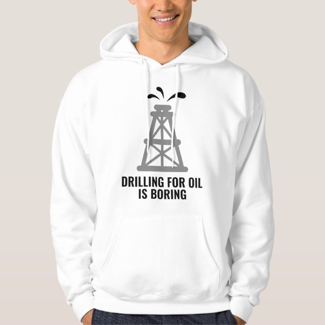 Veste À Capuche Forage pour l'huile est ennuyeux (Devant)