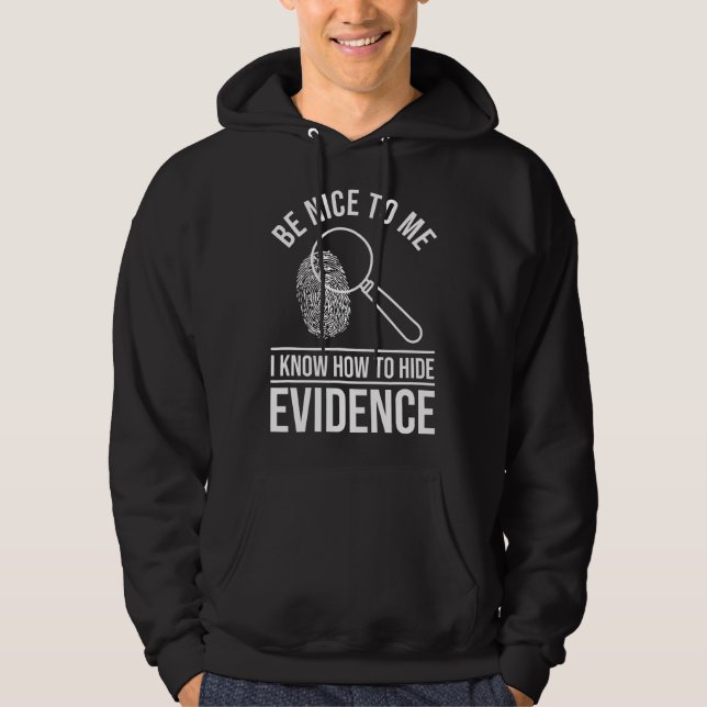 Veste À Capuche Forensic Science Investigator - Forensic Scientist (Devant)