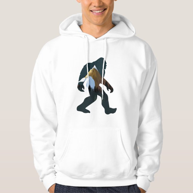 Veste À Capuche Forêt de nuit Bigfoot (Devant)