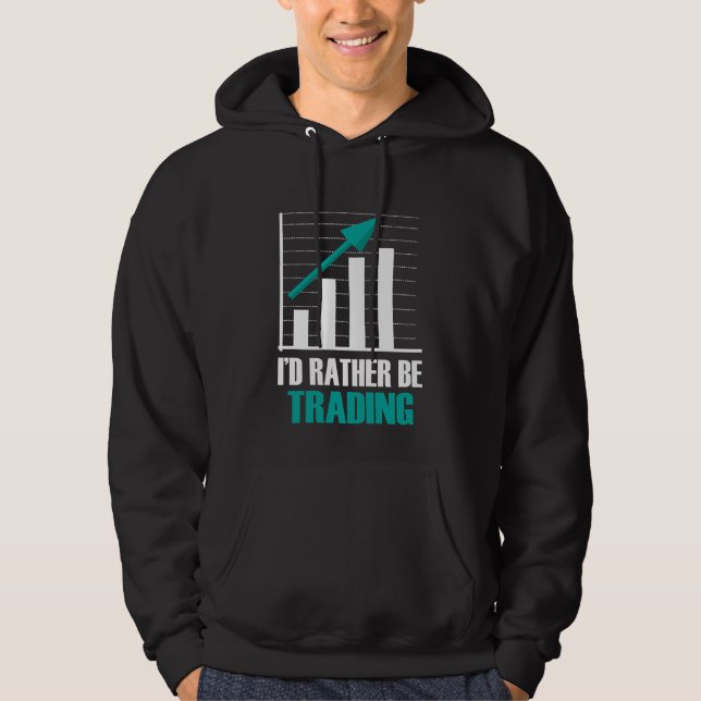 Veste À Capuche Forex Stock Market Trading Day Trader Investisseur (Devant)