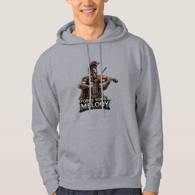 Veste À Capuche Forge Your Melody – Violoniste Spartiate (Devant)