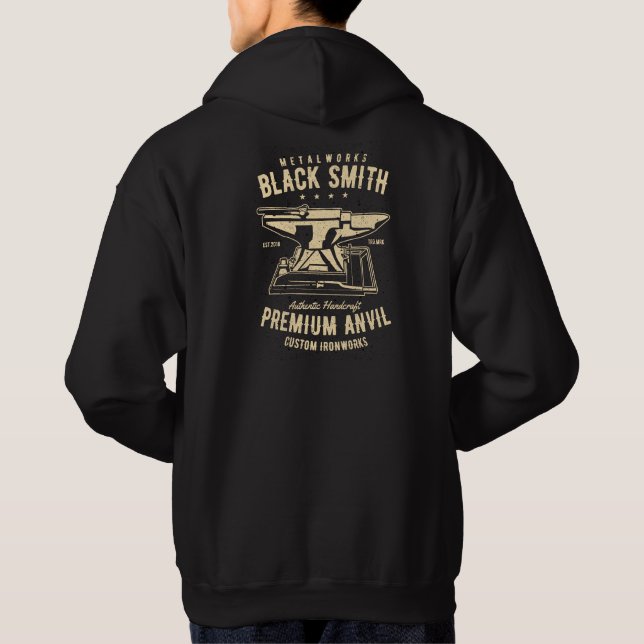 Veste À Capuche Forgeron Anvil Metalworks (Dos)