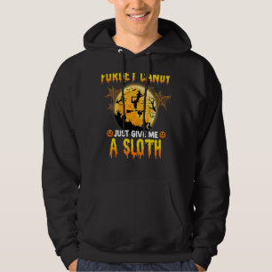 Veste À Capuche Forget Candy Just Give Me A Sloth Witch Broom Moon