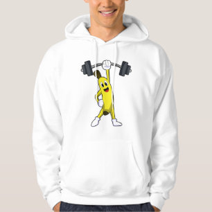 Veste À Capuche Formation Banana at Strength avec Barbell