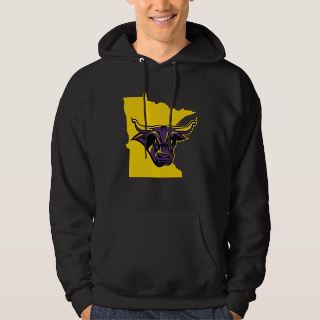 Veste À Capuche Forme de l'État des Mavericks de Minnesota State M (Devant)