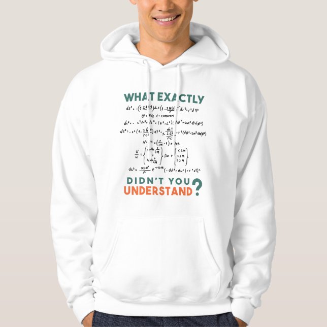 Veste À Capuche Formule physique : blague (Devant)