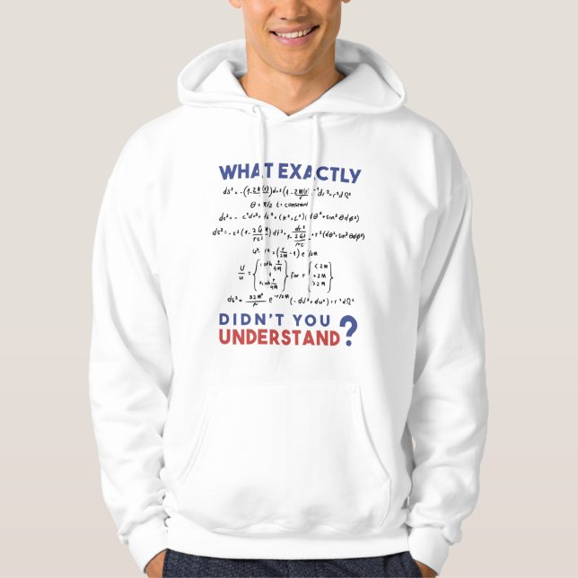 Veste À Capuche Formule physique : blague (Devant)