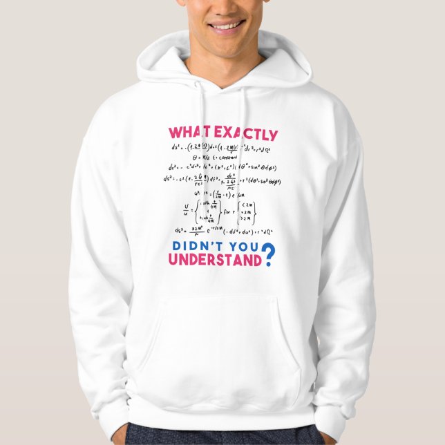 Veste À Capuche Formule physique : blague (Devant)