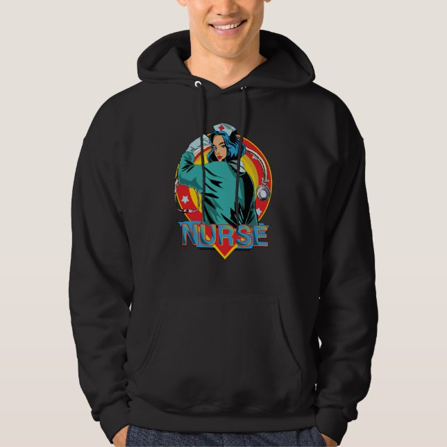 Veste À Capuche Forte infirmière (Devant)