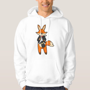 Veste À Capuche Fox comme Magicien avec baguette magique et Casque