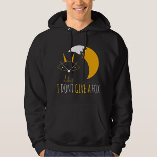 Veste À Capuche Fox Lover Je Ne Donne Pas Un Fox Abstrait Crayon D