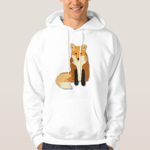 Veste À Capuche Fox rouge d'orange