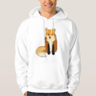 Veste À Capuche Fox rouge d'orange