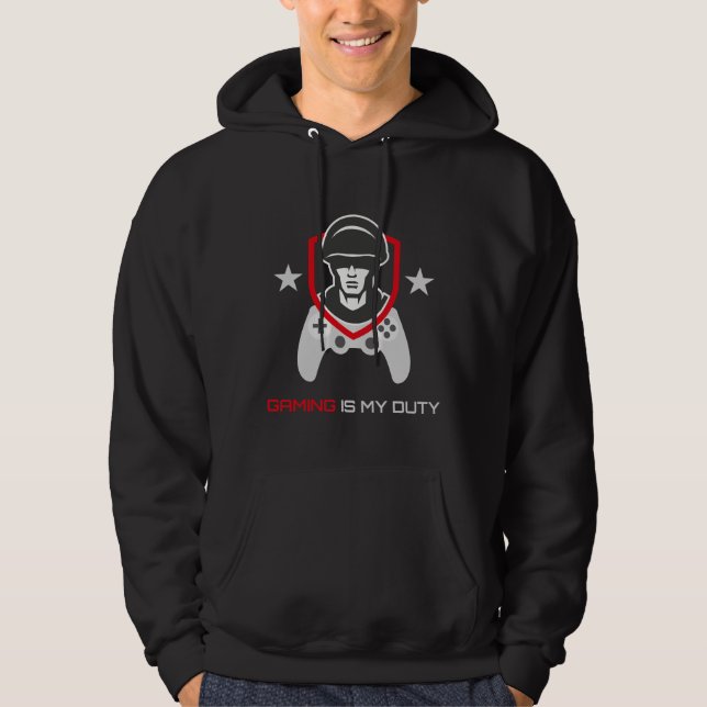 Veste À Capuche FPS Gamer On Duty (Devant)