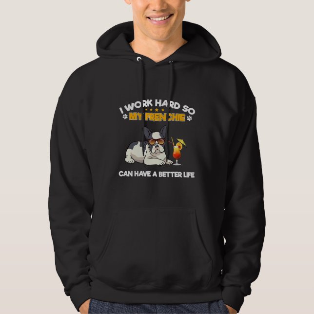 Veste À Capuche Français Bulldog Lover S (Devant)