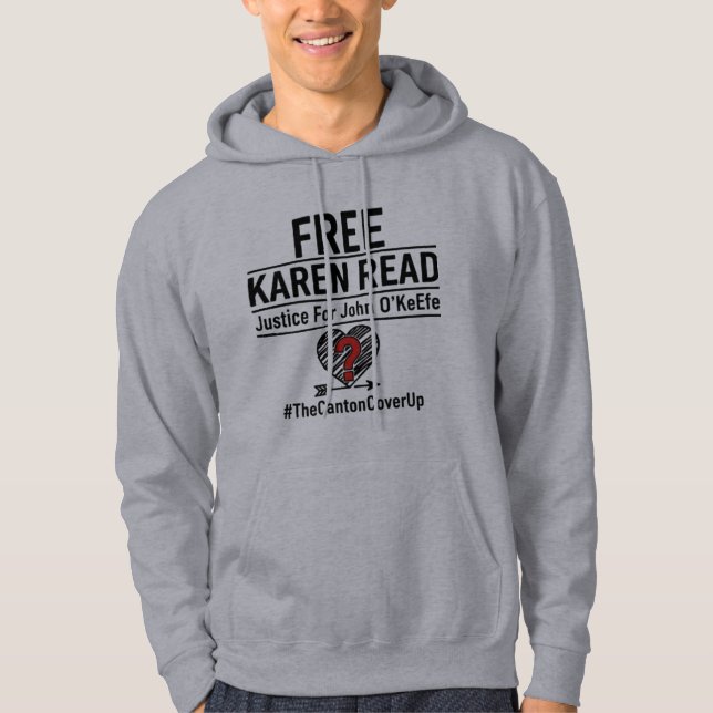 Veste À Capuche Free Karen Read Hoodie - Justice For John O'Keefe  (Devant)