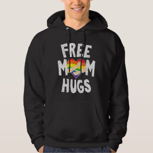 Veste À Capuche Free Mom Hugs Rainbow Flag Lgbt Gay pride Mois