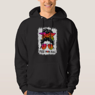Veste À Capuche Free Mom Hugs Rainbow Heart Lgbt Pride Mois