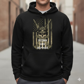 Veste À Capuche Freedom Seed Dispenser Patriotic Skull Hoodie