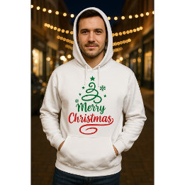 Veste À Capuche Freefit Merry Christmas Hoodie 🎅 | Unisex Pullove