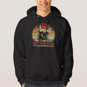 Veste À Capuche French Buldog Frenchie Dog Meilleur Frenchie Maman