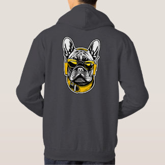 Veste À Capuche French Bulldog Headphones