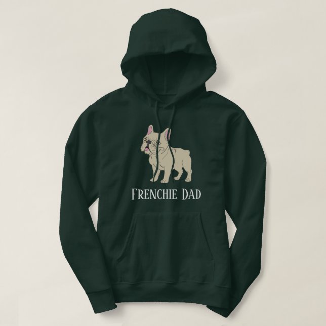 Veste À Capuche Frenchie Dad (Design devant)