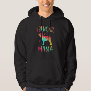 Veste À Capuche Frenchie Mama Coloré Français Chien Chien Maman