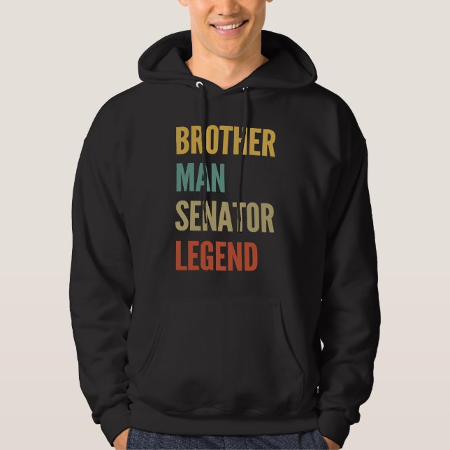 Veste À Capuche Frère Man Sénateur Légende (Devant)