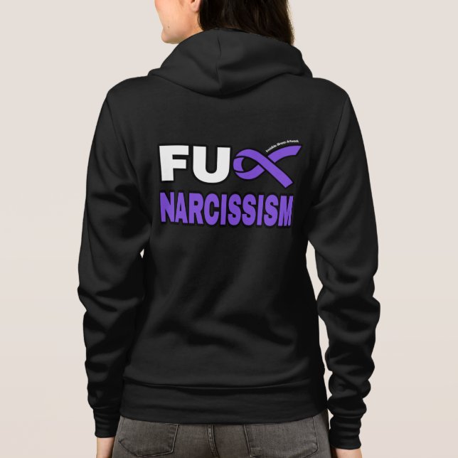 VESTE À CAPUCHE FU NARCISSISME (Dos)