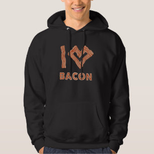 Veste À Capuche Fumage de Viande J'adore le Bacon Grillades Porc B