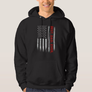Veste À Capuche Fun Meilleur papa jamais American Flag Fête des pè