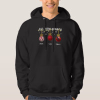 Funny Christmas Chien Paix Amour Pitbull Amant