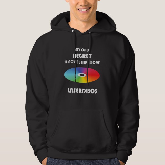 Veste À Capuche Funny Retro Laserdisc 1 (Devant)