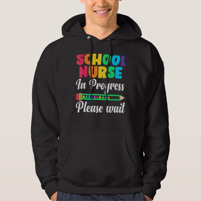 Veste À Capuche Futur Enseignant Infirmière En Cours S'Il Vous Pla (Devant)