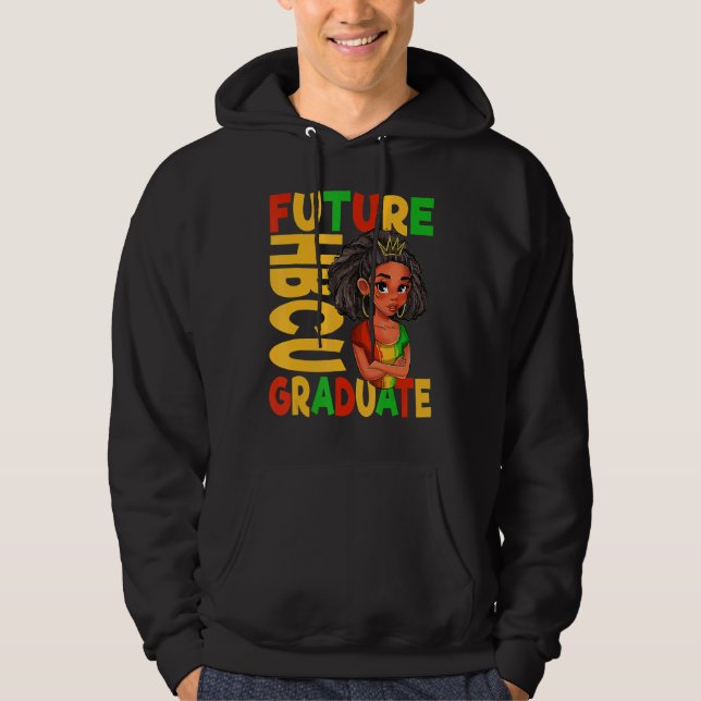 Veste À Capuche Futur Hbcu Grad History Black College Girl Youth (Devant)