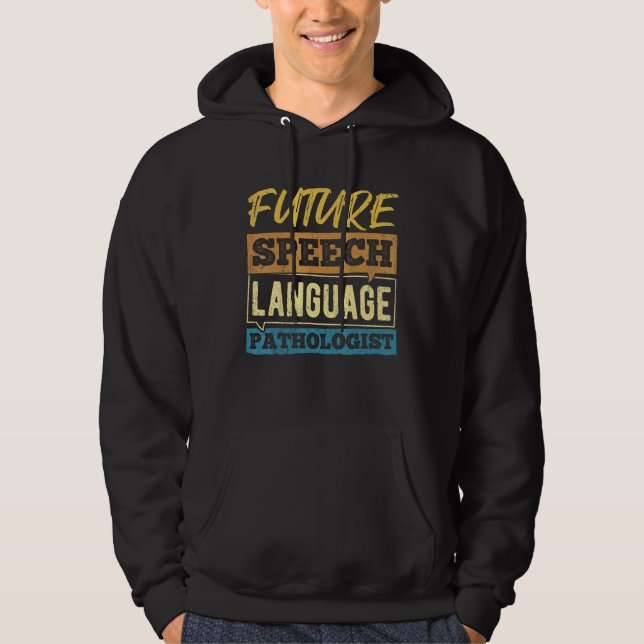 Veste À Capuche Futur orthophoniste - médecin physio (Devant)