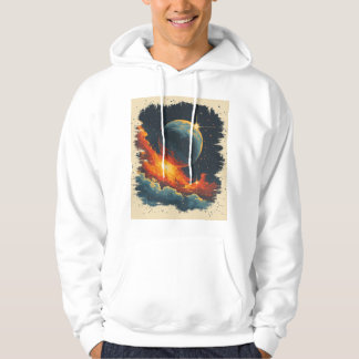 Veste À Capuche Galaxie de style rétro