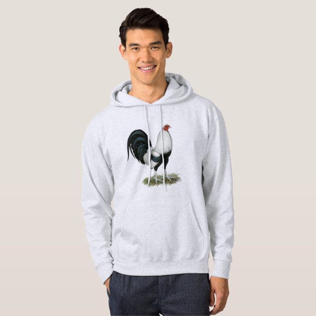 Veste À Capuche Gamecock argenté (Devant entier)