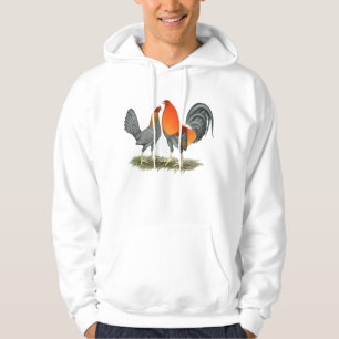 Veste À Capuche Gamefowl rouge bleu