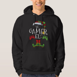 Veste À Capuche Gamer Elf Famille Correspondant Noël Drôle Jeu P