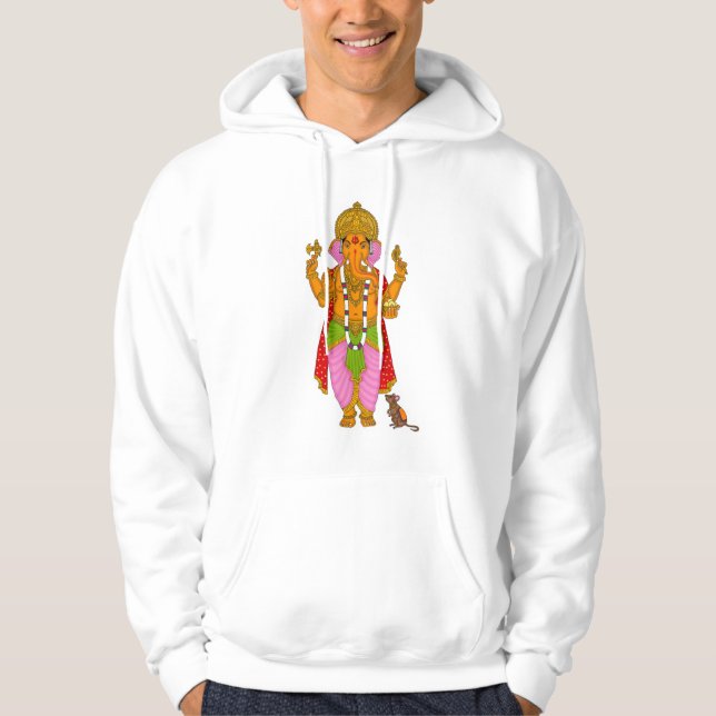 Veste À Capuche Ganesha Hoodie – Casual & Men’s Wear (Devant)
