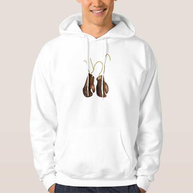 Veste À Capuche Gants de boxe en cuir (Devant)