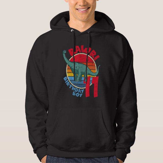 Veste À Capuche Garçon 11e anniversaire I Rawr! Brachiosaurus I Fa (Devant)
