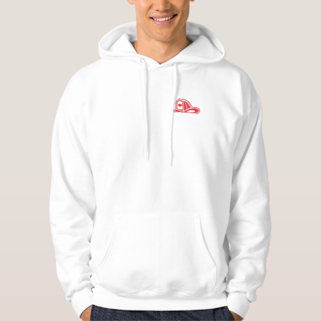 VESTE À CAPUCHE GARDEZ LE CALME ET DATEZ UN POMPIER (Devant)
