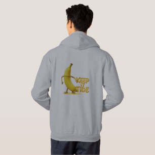 Veste À Capuche Gardez-le Tide – Typographie drôle de banane Minim